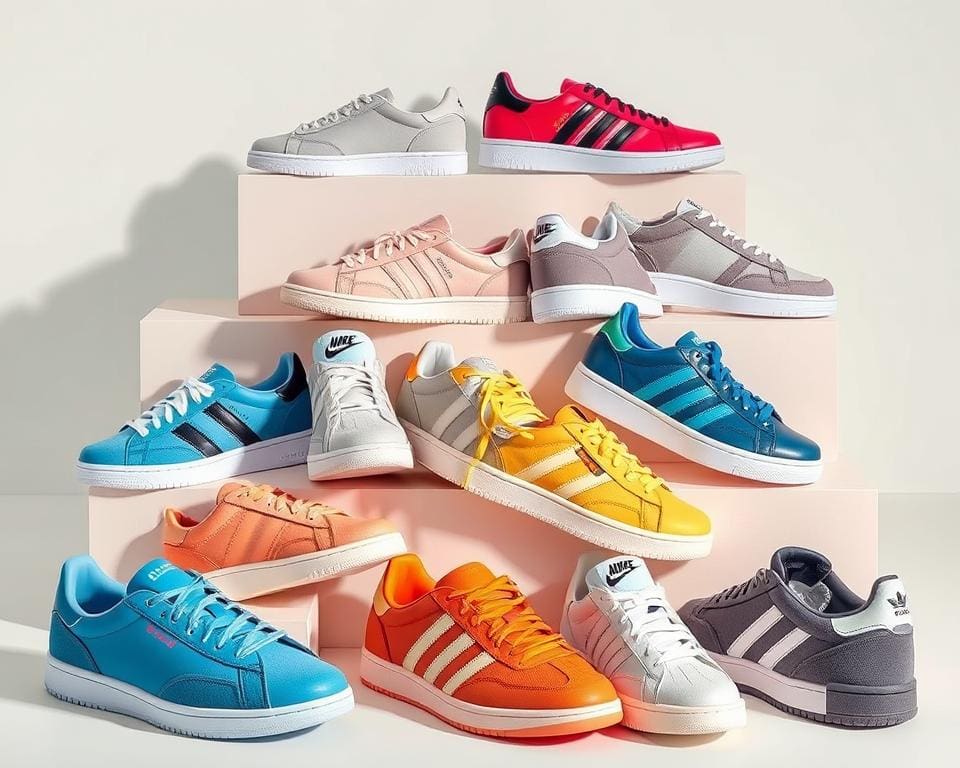 Current trainer palettes showcasing stylish sneaker shades