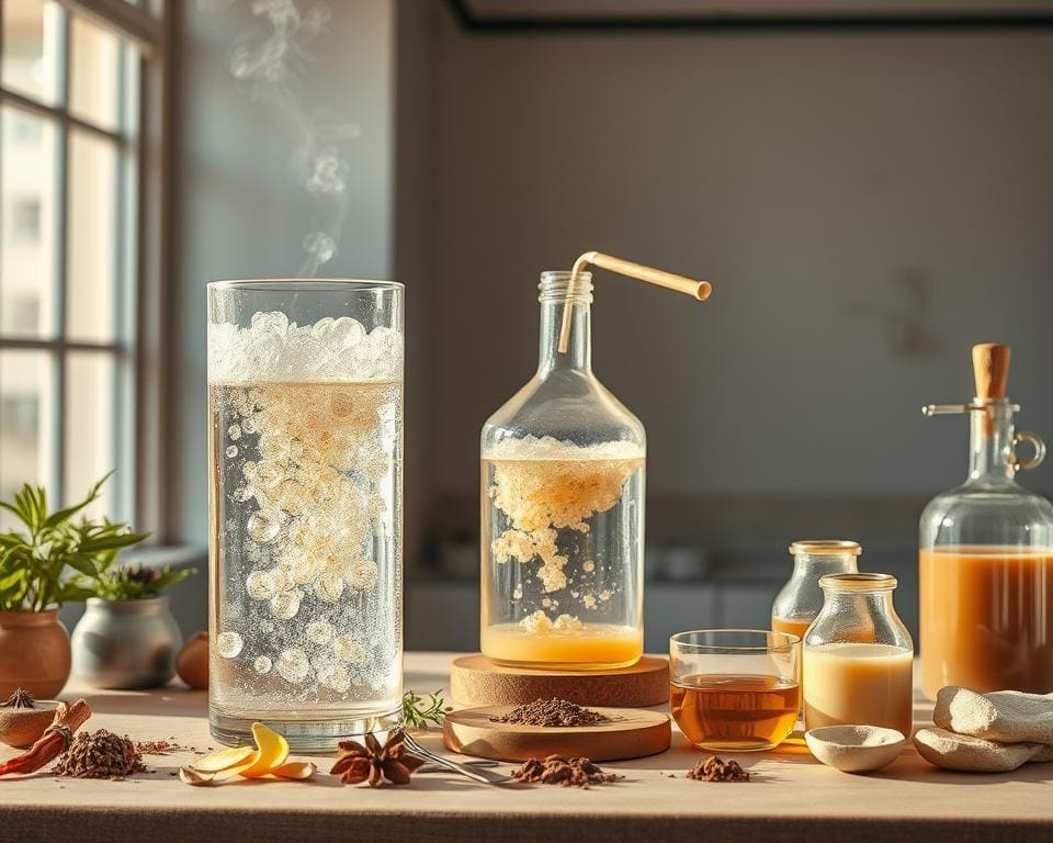 Fermentation process in food