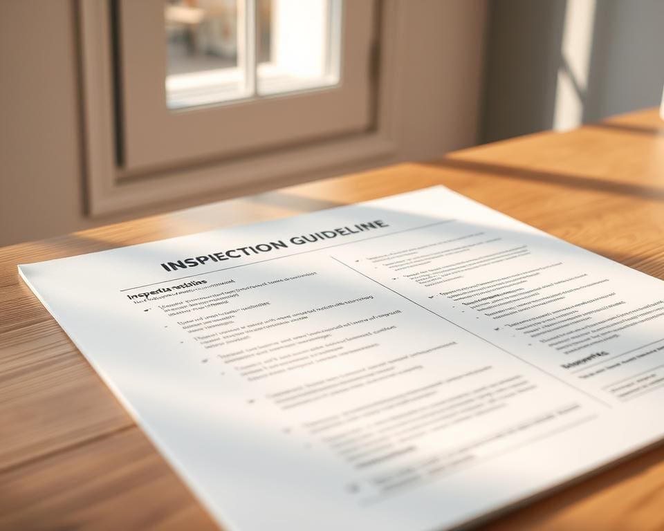 House Inspection Guidelines