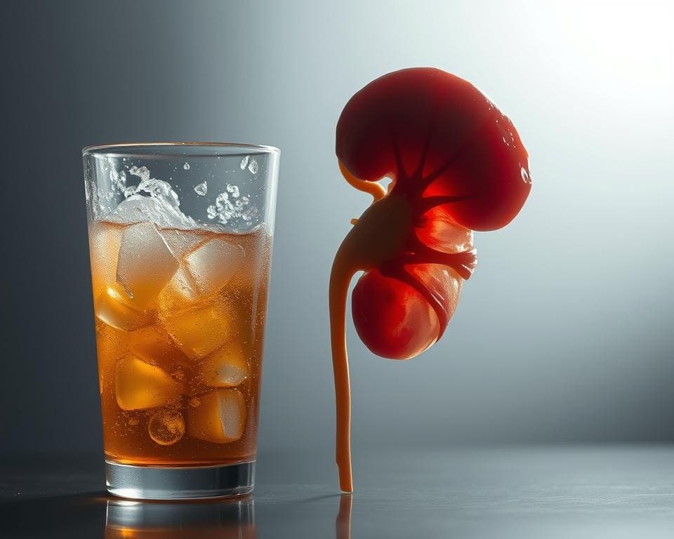 carbonated beverages kidney damage