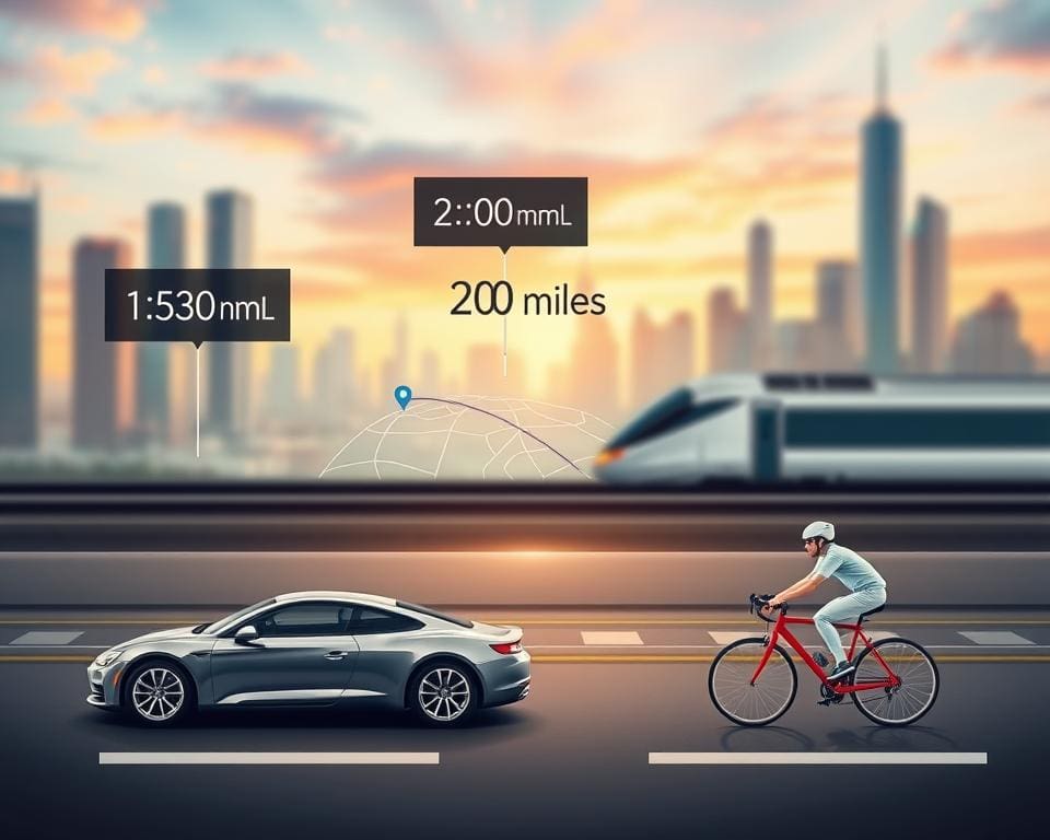 travel duration for 20 miles