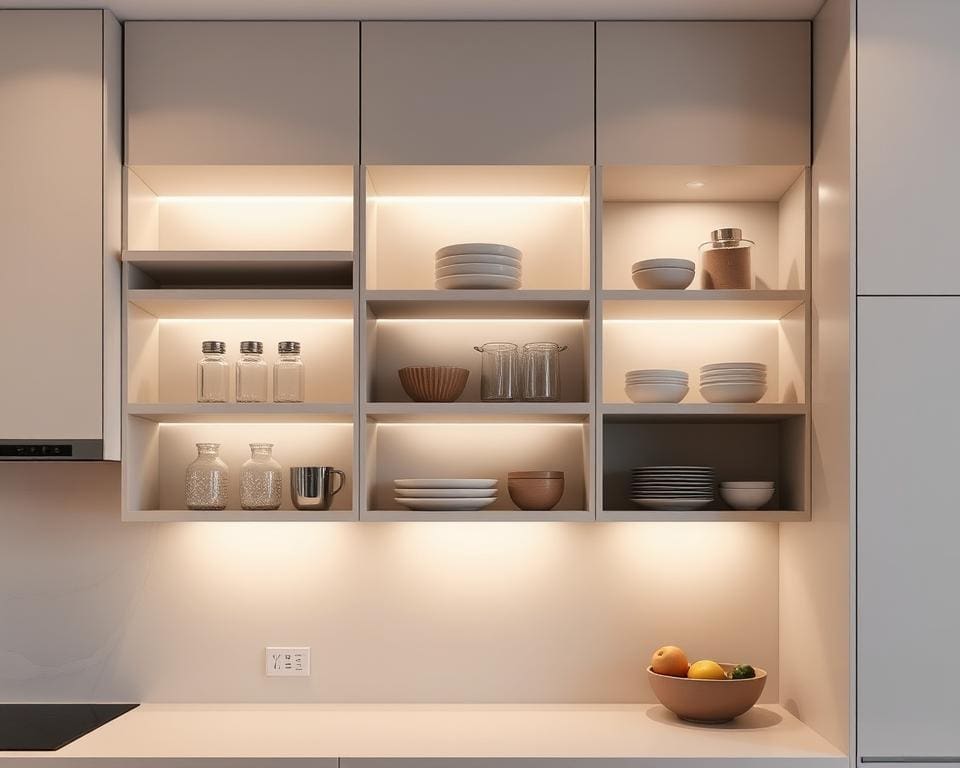 space efficiency in functional shelving